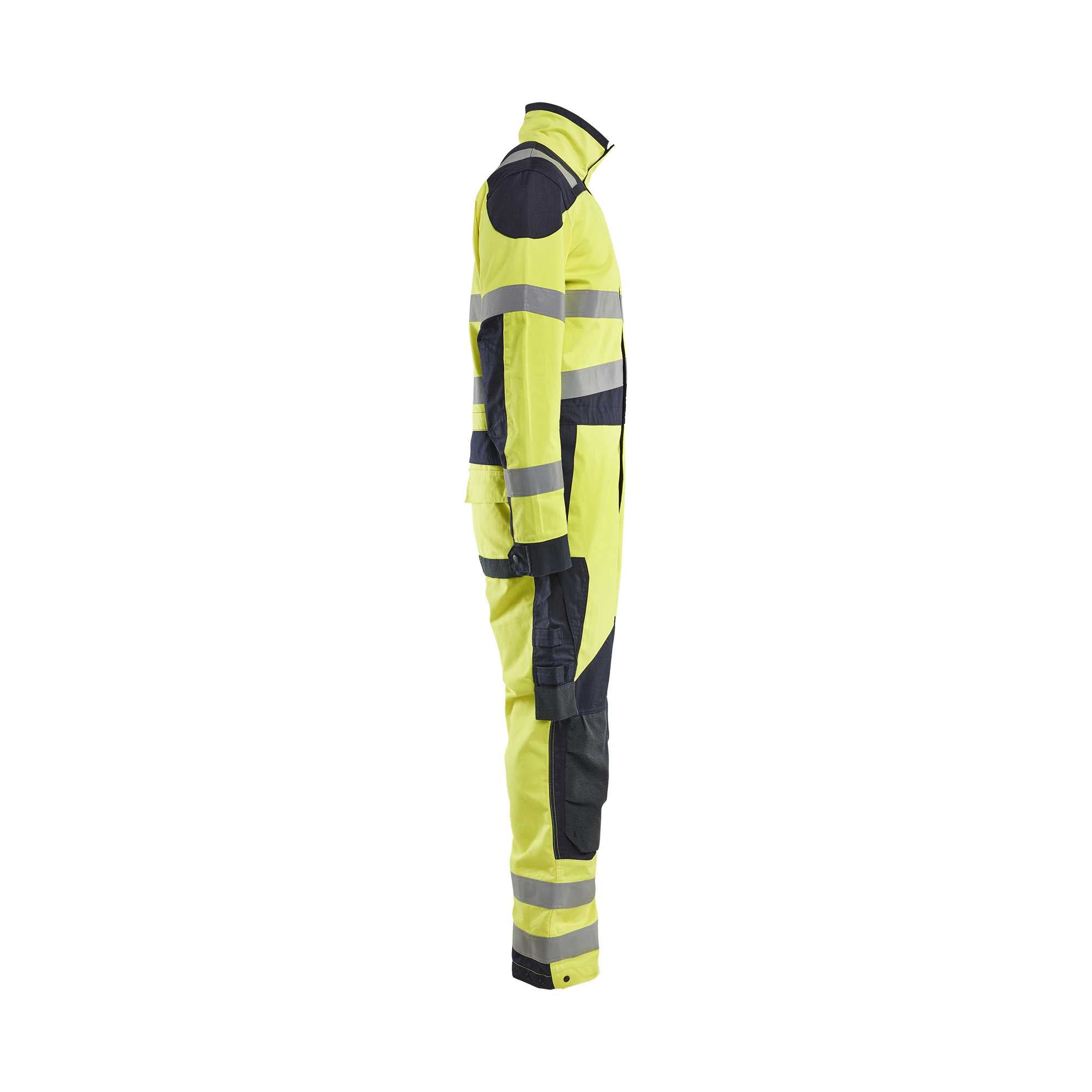 BLAKLADER 60891512 Multinorm Inherent overalls Hi Vis Reflective Work Coverall Men - Ripstop Fabric